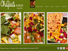 Tablet Screenshot of chapatihousenyc.com